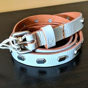 NWT 3/4" wide Liebeskind Berlin leather studded belt